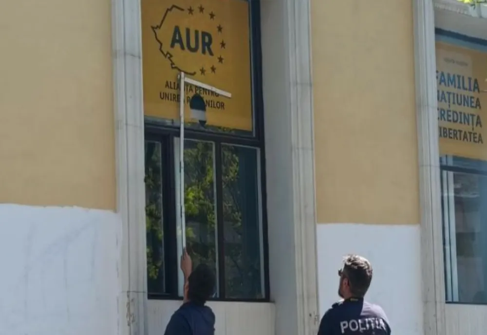 Sediul AUR Cluj, vandalizat după demiterea Guvernului