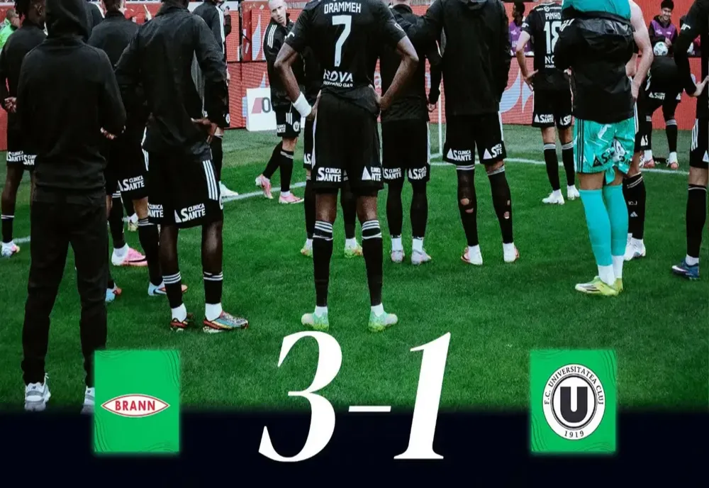 U Cluj a părăsit Conference League, fiind eliminată de Brann Bergen